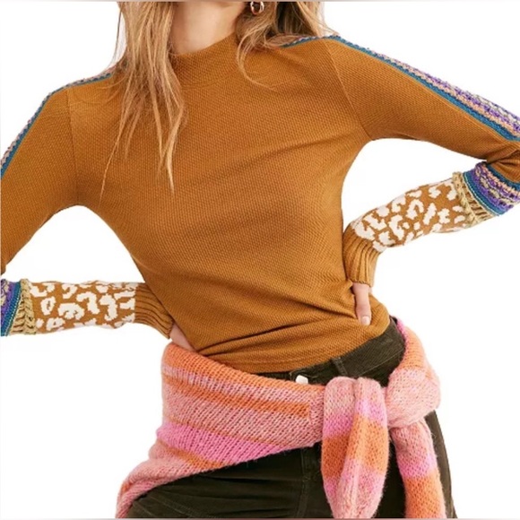 Free People Switch It Up Thermal Top - Picture 1 of 12